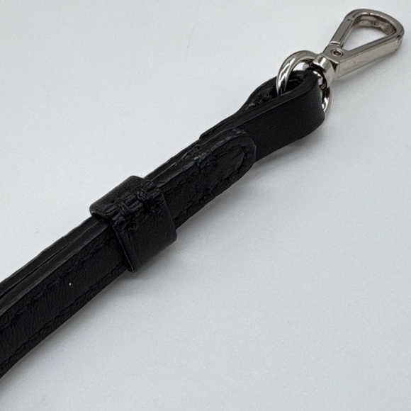 Moncler Authentic Leather Black Crossbody Waist Bag - Picture 9 of 16